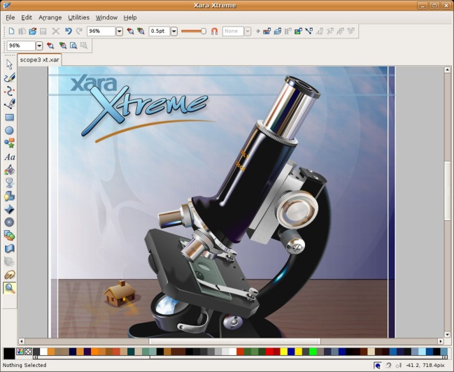 Xara Xtreme vector design program