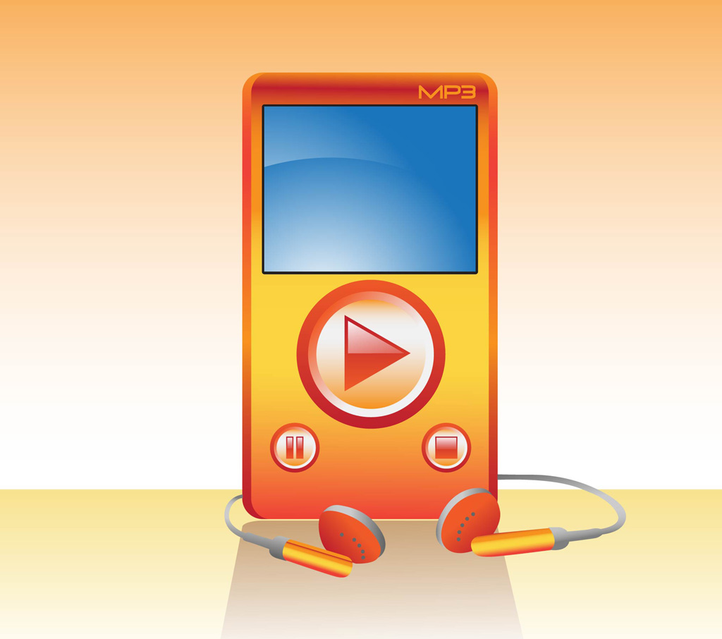 Free MP3 Player Vector