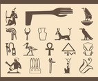 Egyptian Symbols Set