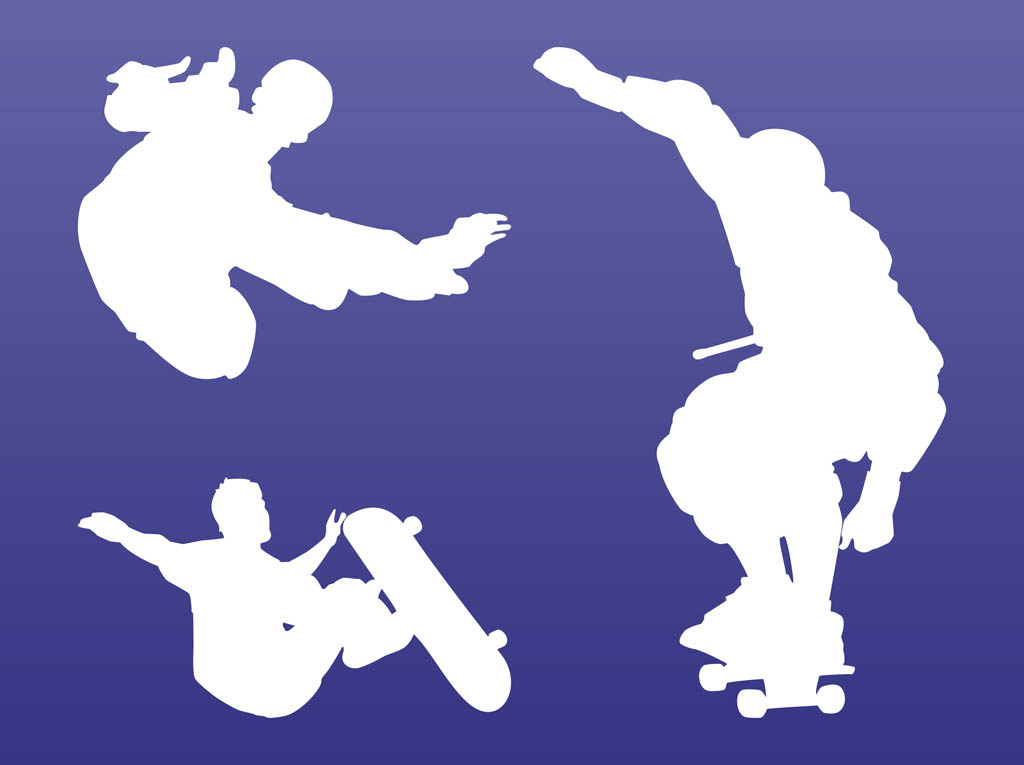 Skaters Silhouettes