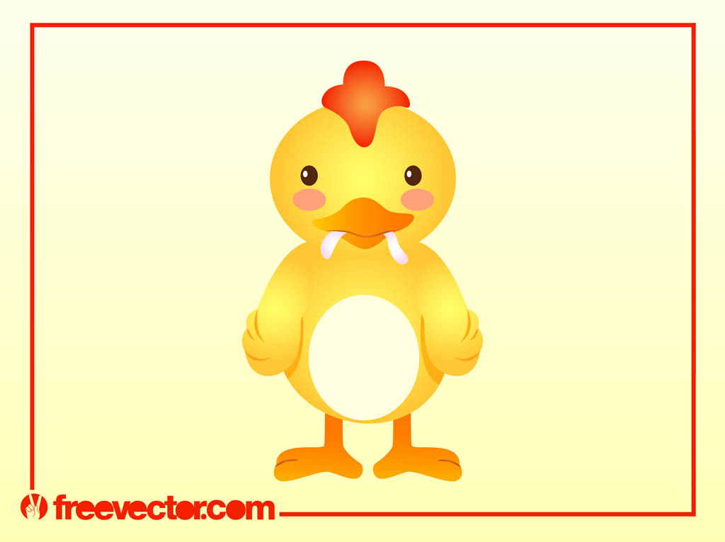 Cartoon Chicken Vector