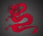Red Dragon Vector