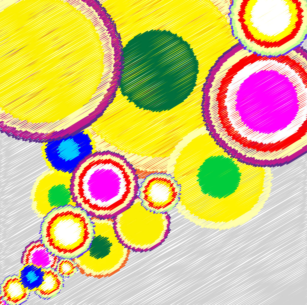 Circle Scribble Background