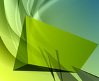 Green Abstract Vector Background Two