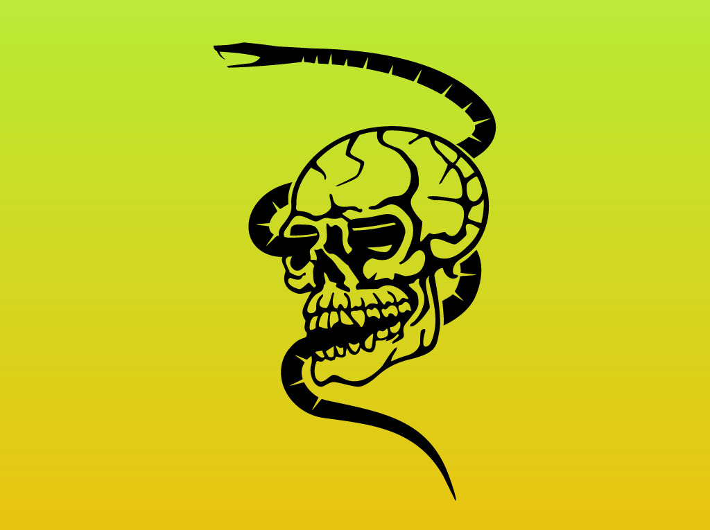 Skull and Snake Graphics