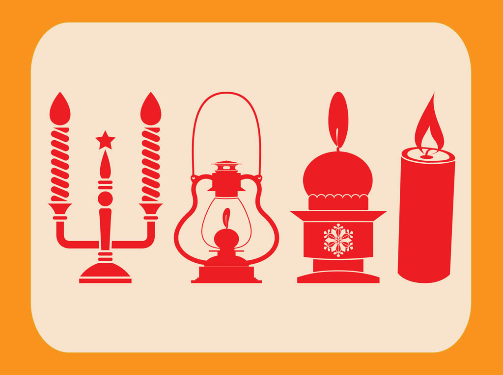 Christmas Lanterns And Candles