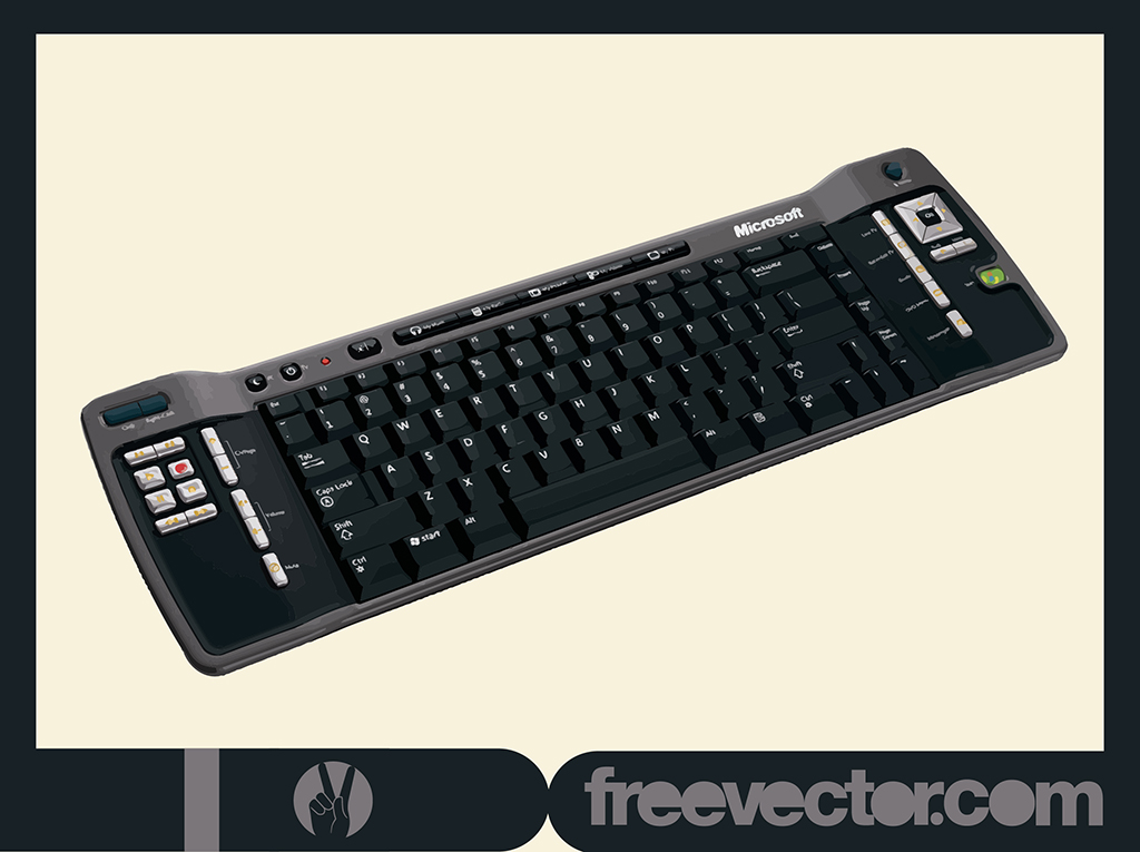 Black PC Keyboard