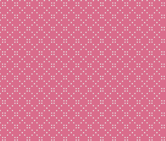 Pink Polka Dotted Vector Pattern