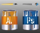 Adobe Paint Cans