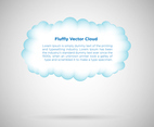 Fluffy Cloud Vector