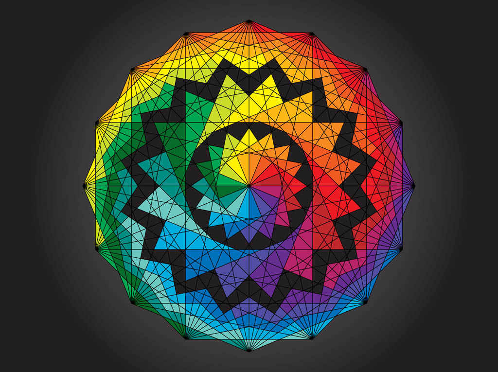 Geometric Rainbow Design