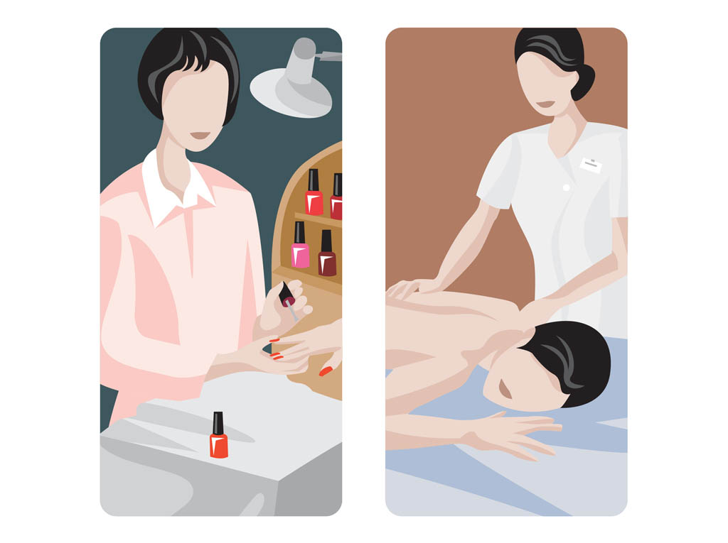 Massage And Manicure Designs