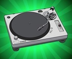 Simple Turntable Vector