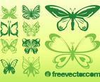 Butterflies Vectors Collection