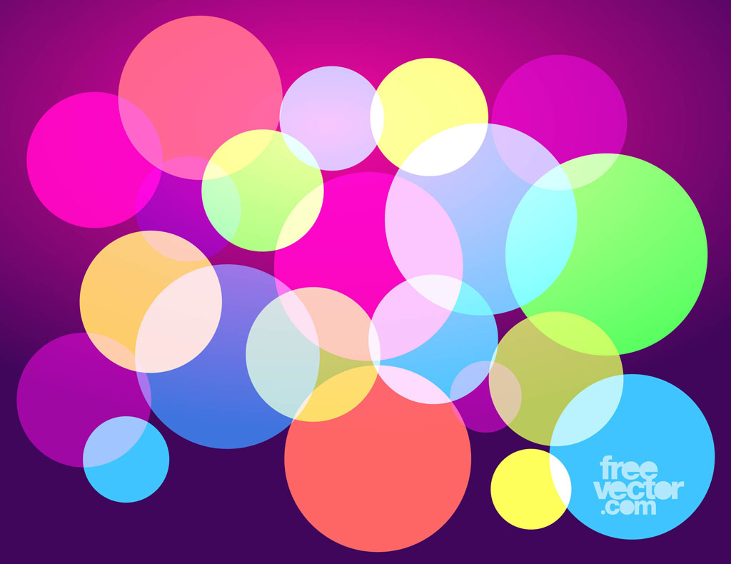 Circles Vector Background
