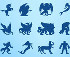 Mythological Creatures Graphics Set