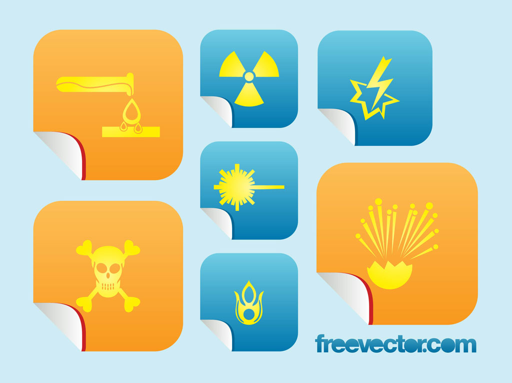 Chemical Danger Icons