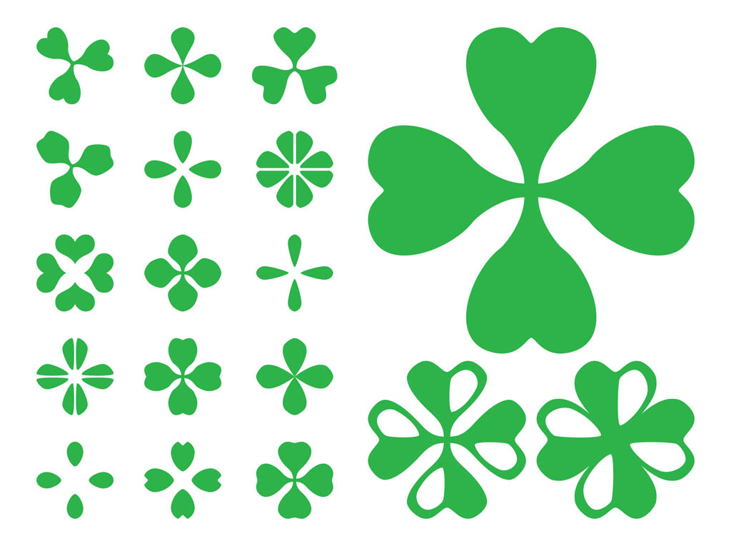 Clover Leaves Icons
