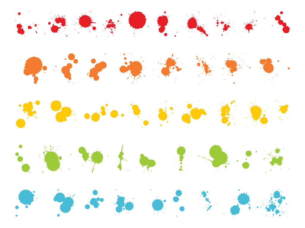 Colorful Paint Blobs