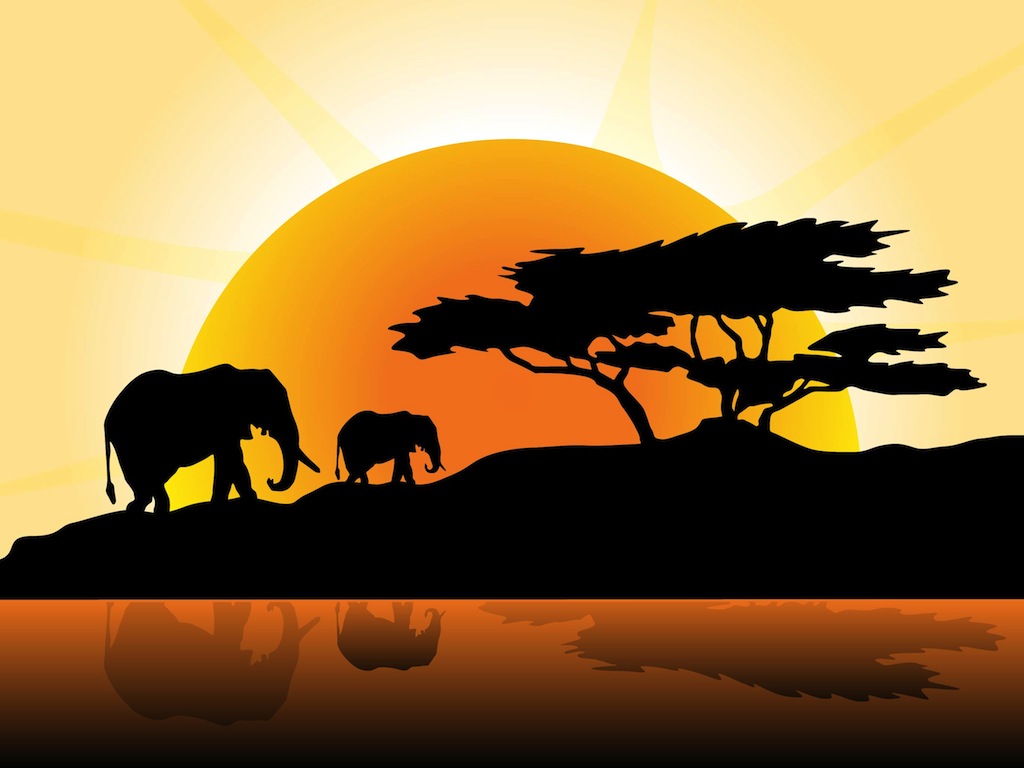 free clipart african animals - photo #35