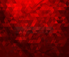 Red Polygonal Background Vector