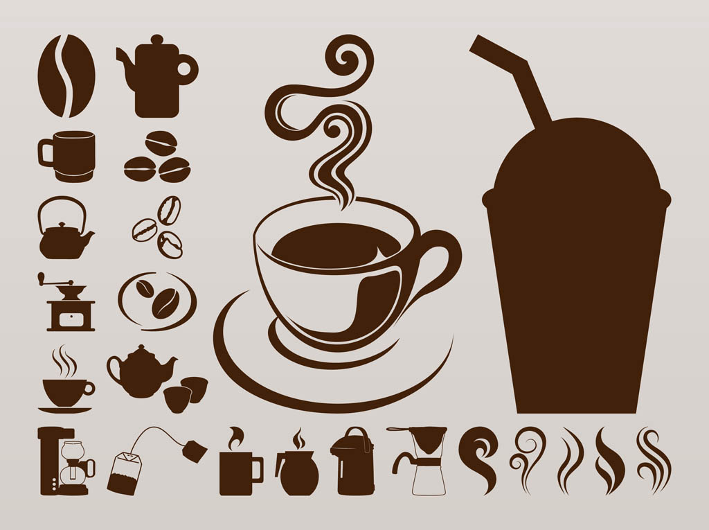 Coffee Icons Graphics