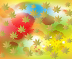Leaf Splatter Background