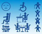 Blue People Icons