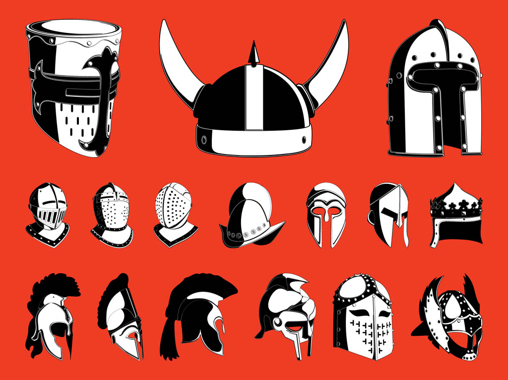 War Helmets Set
