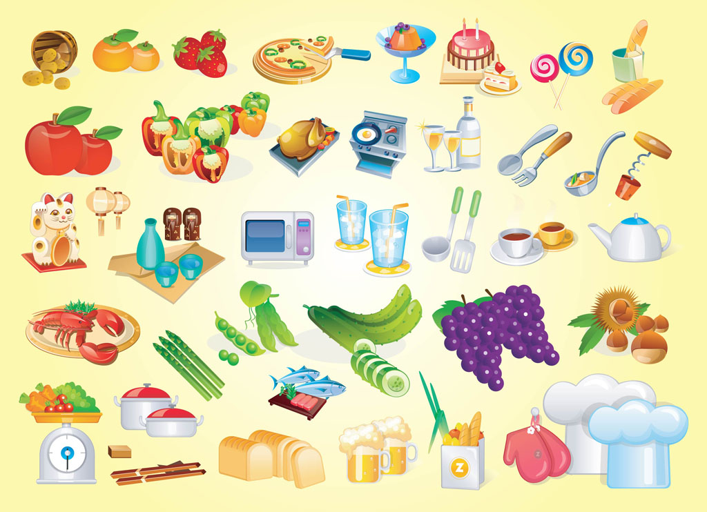 Cooking Vector Graphics