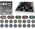 Mixing Console And Buttons