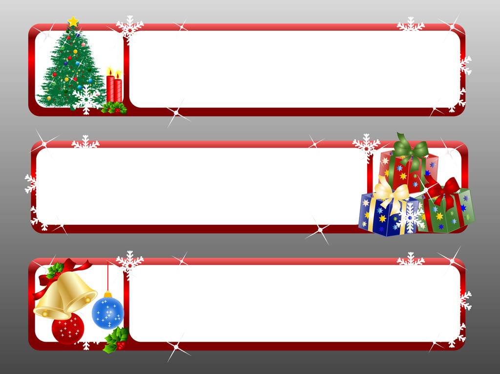 Christmas Vector Banners