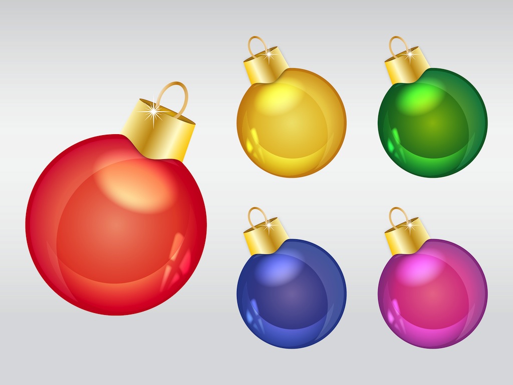 Christmas Ornaments Vector Art & Graphics | freevector.com