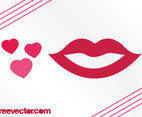 Hearts And Lips Graphics