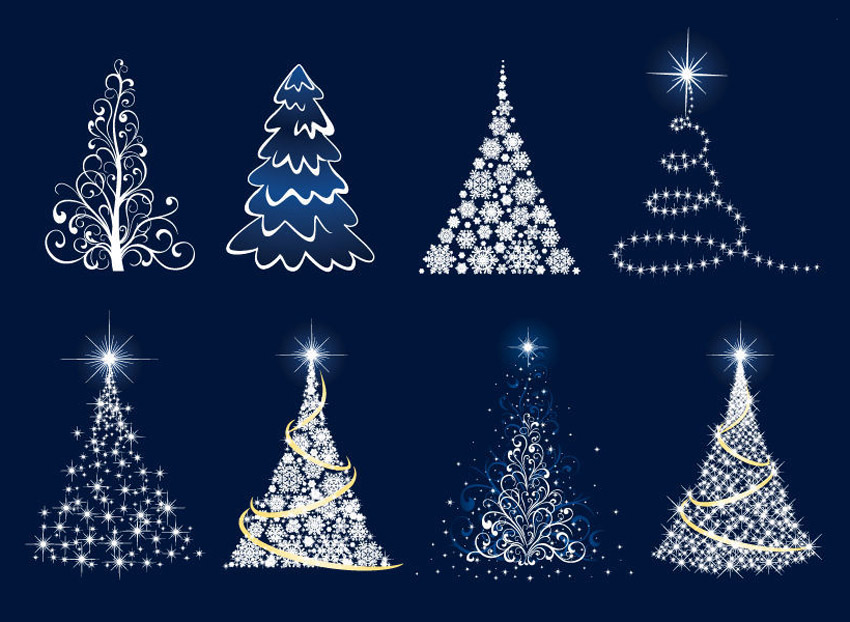 free christmas tree clip art vector - photo #33