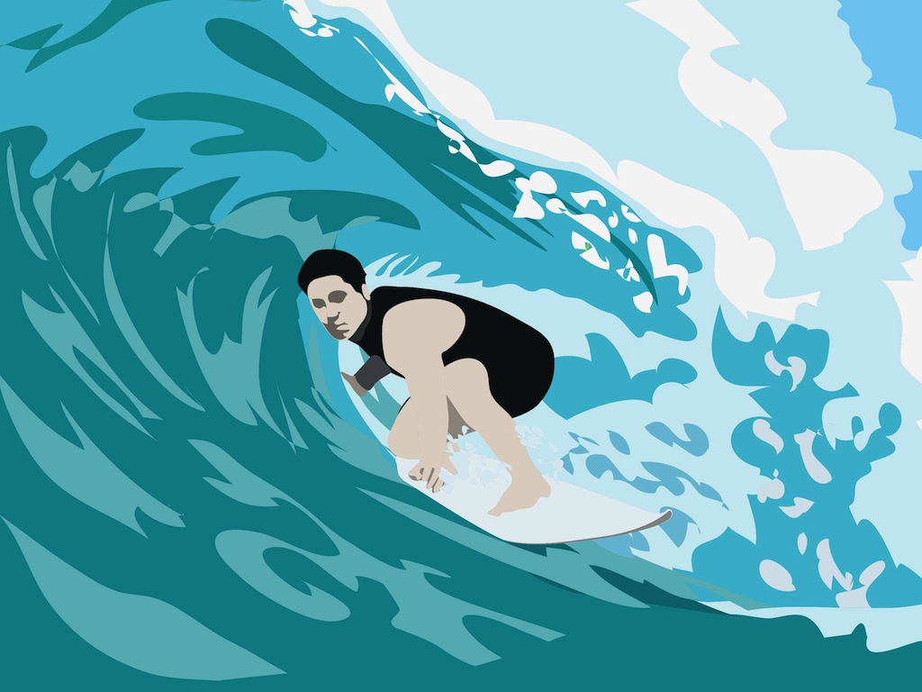Surfer Illustration