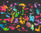 Colorful Splatter Vector