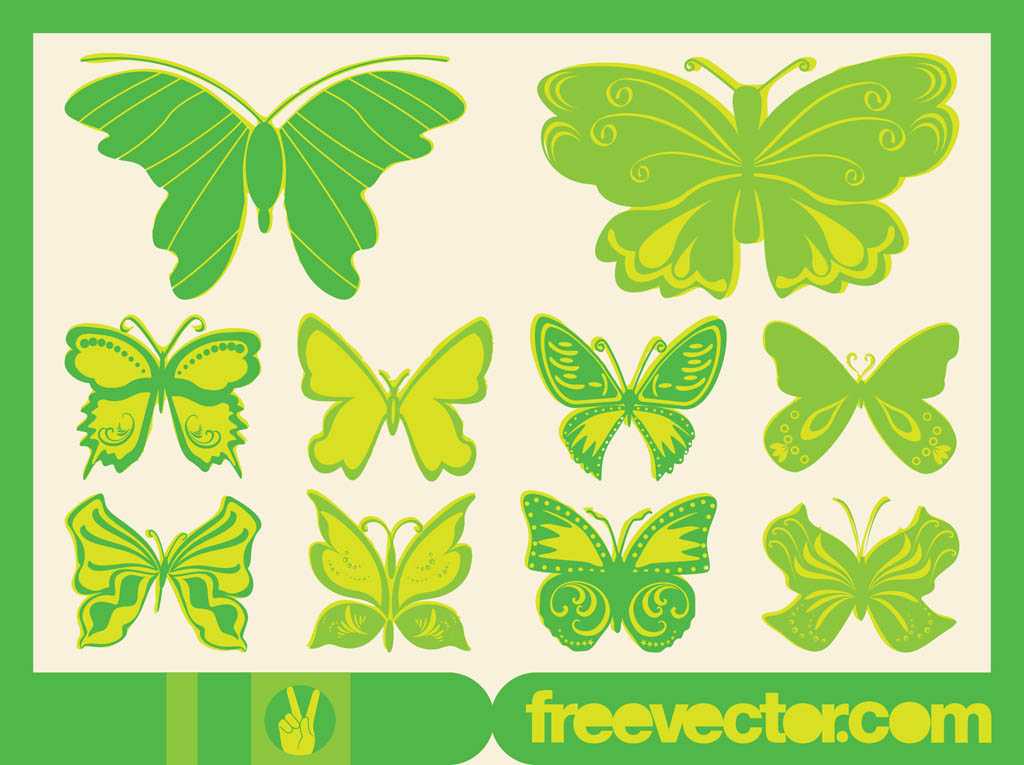 Vector Butterflies Graphics