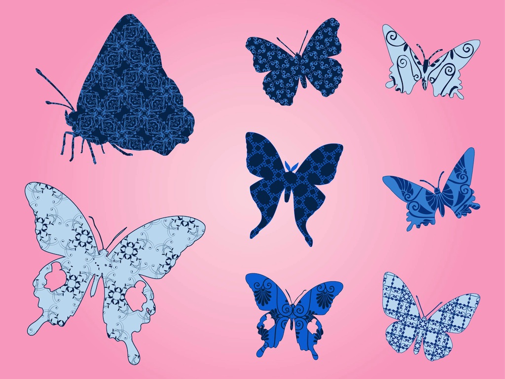Butterflies With Patterns