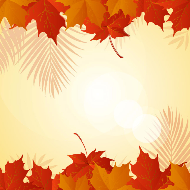 Free Vector Fall Leaves Background