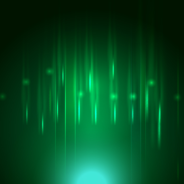 Green Light Vector Background