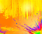 Color Splash Vector Background