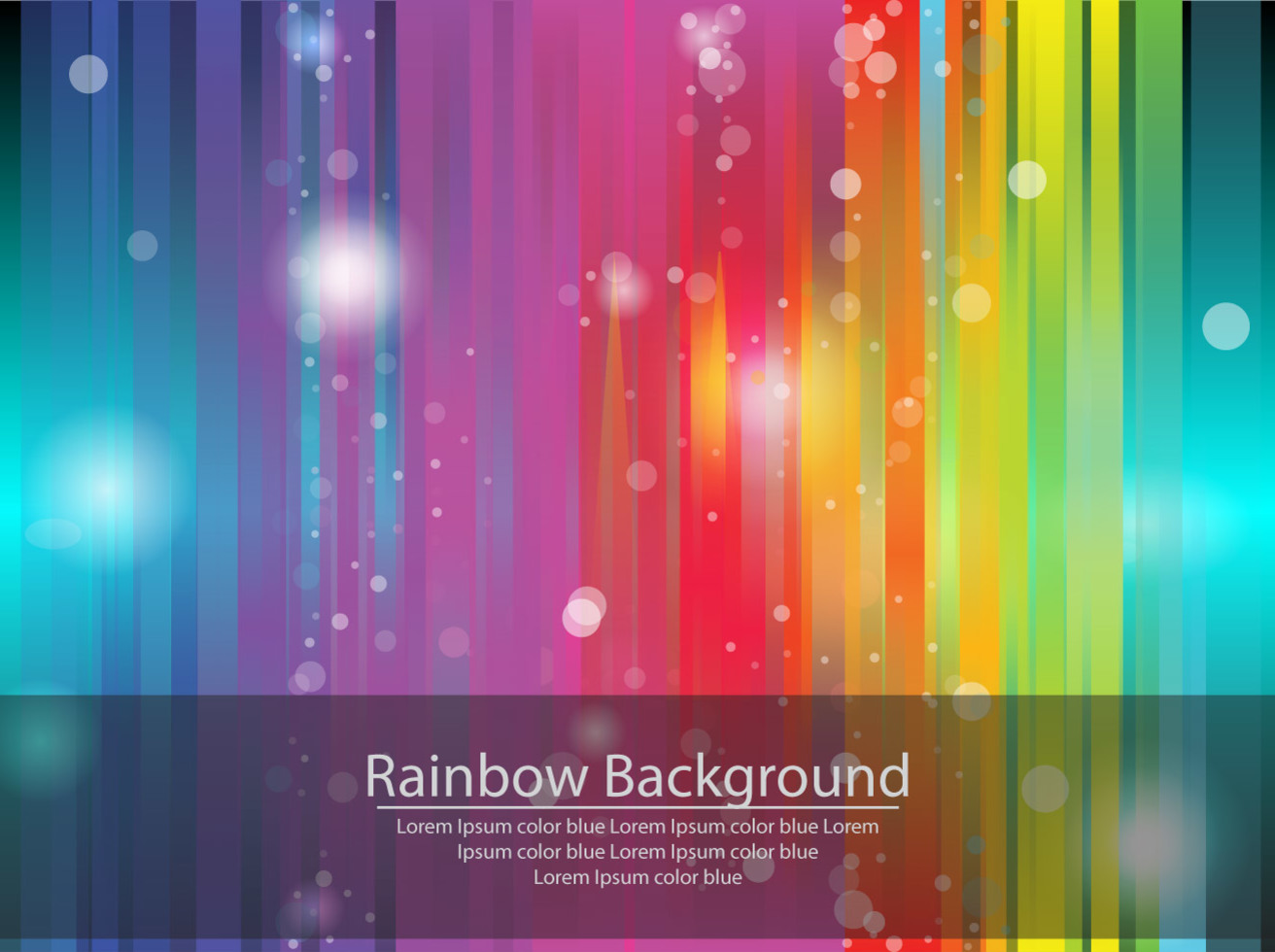 Rainbow Abstract Background Vector