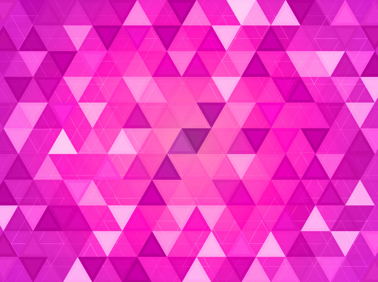 Pink Triangles Geometric Background Vector