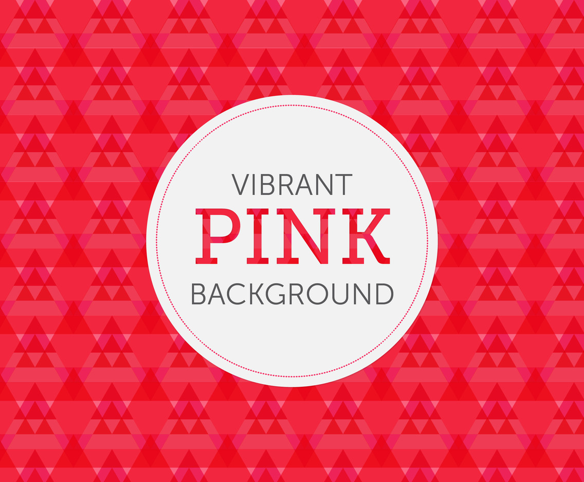 Vibrant Pink Geometric Background Vector