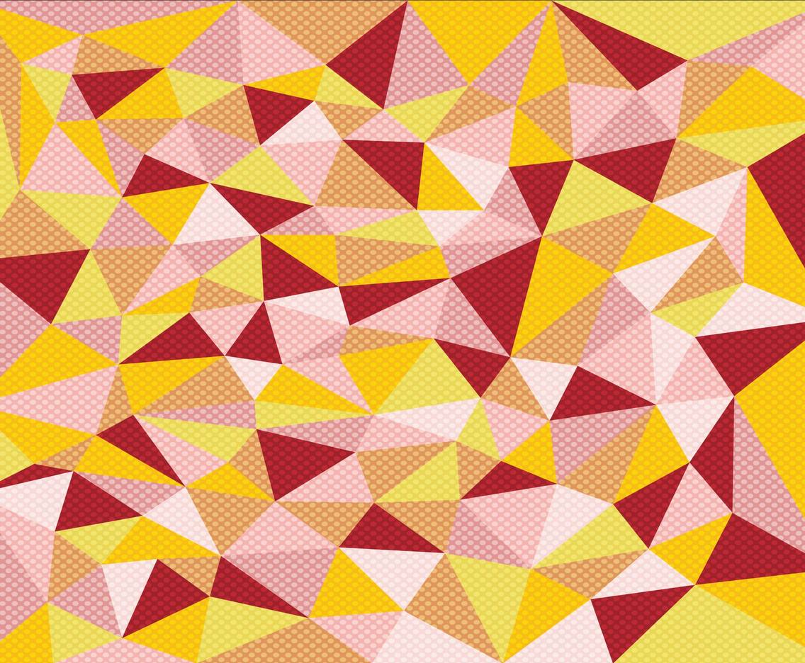 Warm Polygonal Abstract Vector Background