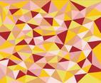 Warm Polygonal Abstract Vector Background