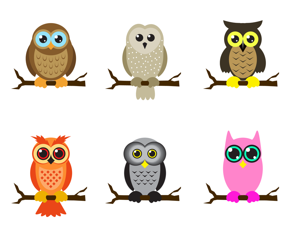 vector clip art owls - photo #26