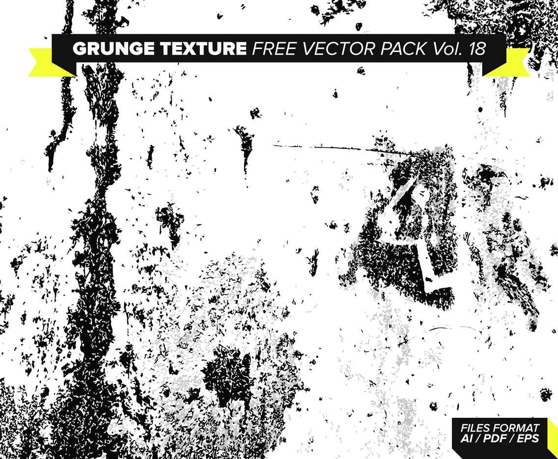 Grunge Texture Free Vector Pack Vol. 18