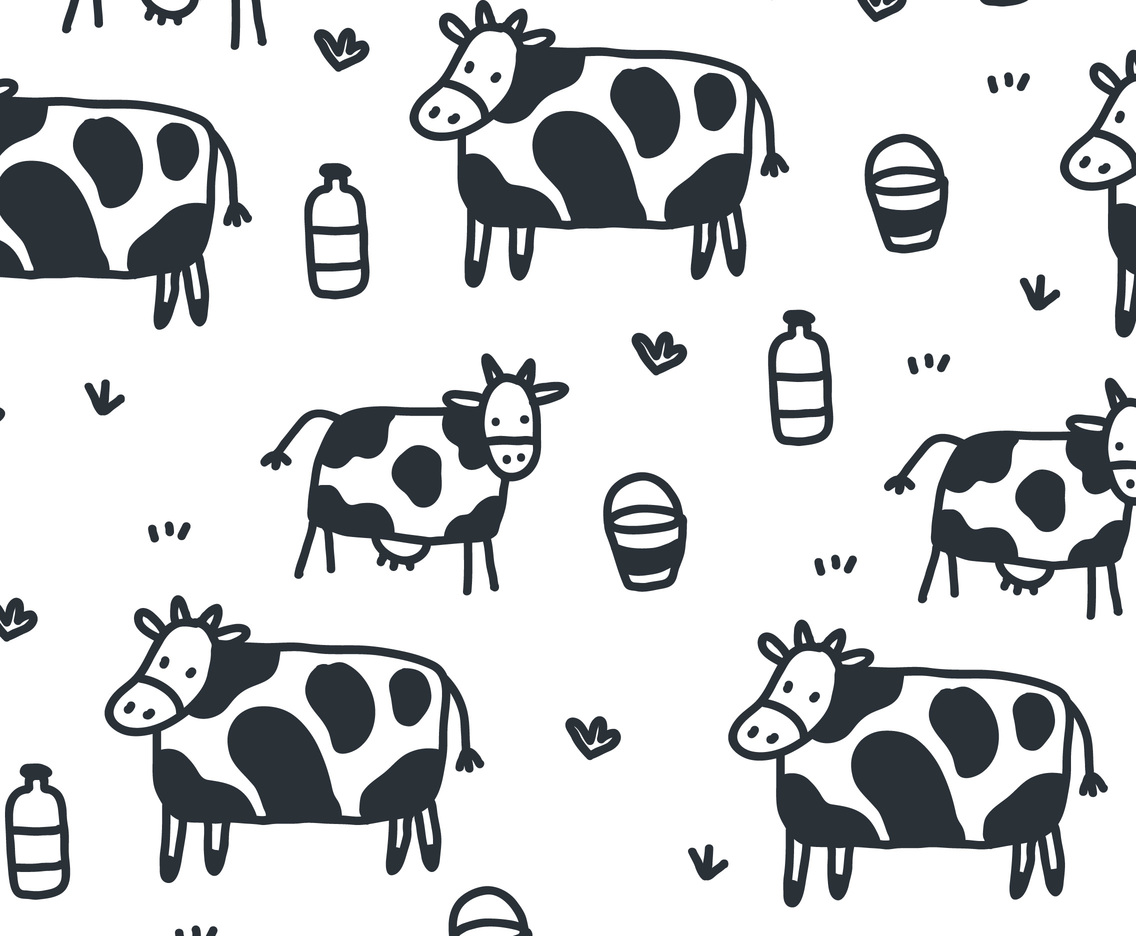 cow pattern clipart - photo #46